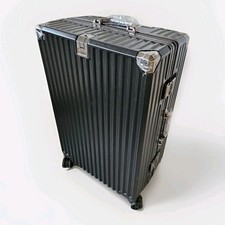 Kabinentrolley Hartschale Schwarz | 4 Rollen Trolley mit TSA Zahlenschloss