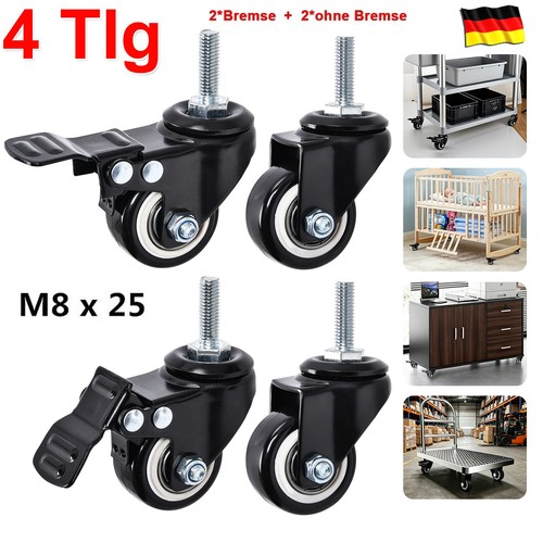 Rollen mit gewindestift - mit,