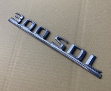 Mercedes W126 SEL US Version 300SDL Turbodiesel Emblem Typschild Schriftzug