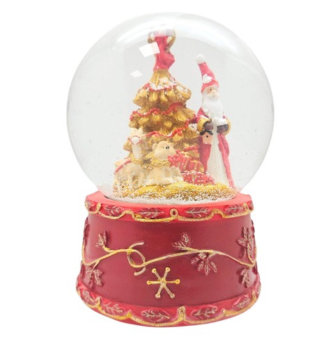 Schneekugel weihnachtsmann mit - schneekugel,