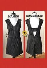 🌼 Schwarzes Kleid mit Punkten - Vintage/ Rockabilly Stil - Mango - XS 34/ S 36