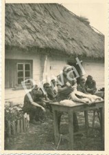 Foto WK II Hausschlachtung Vorkommando Switjas Світязь Ukraine Juli 1944 B 1.63