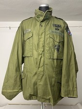 Original M 65 Us Army Jacket. Vietnam Ära. M65 Field. Fully Patched.