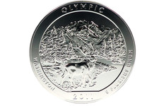 USA 2011 America the Beautiful ATB WASHINGTON Olympic 5 Unzen Silber 999