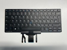 Orig. DE - Tastatur Keyboard mit Rahmen mit Beleuchtung für DELL Latitude E7450
