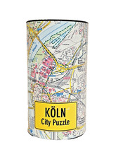 Köln City PUZZLE 500 Teile ~ 48x34 cm ~ Falk Stadtplan Citymap ~ Dose ~ komplett