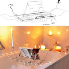 Badewannenauflage mit Buchstütze, Glashaltern, Kerzenständer