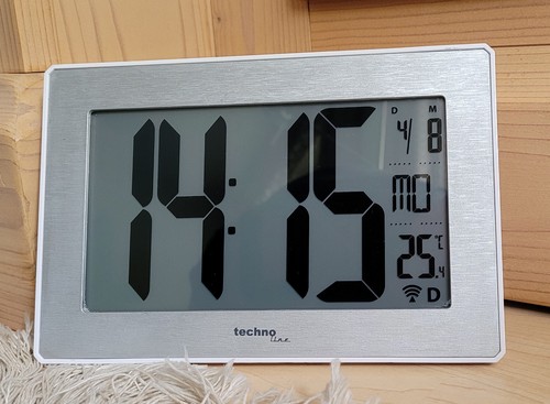 Digitale funkwanduhr ws8019 - funkwanduhr,