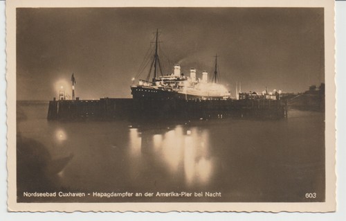 Cuxhaven 1938 - ak,