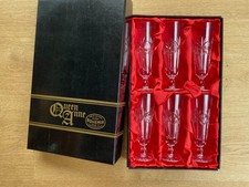 6 Gläser Sektgläser Bohemia Bleikristall Queen Anne in OVP neu