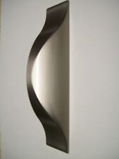 Zinkgriff Edelstahloptik Muschelgriff Griff Möbelgriff 96 mm 9,6 Schubkasten 21