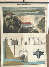 DDR Rollkarte Lehrtafel