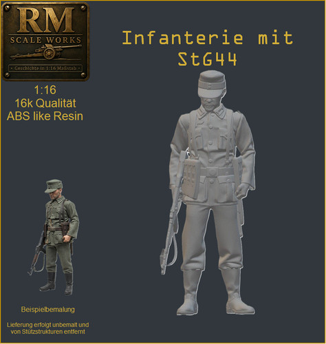 Ww2 wehrmacht figur - 1:16,