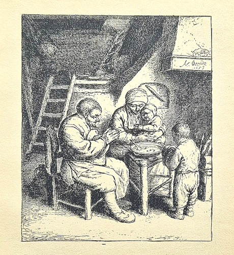 Alte lithographie das - alte,