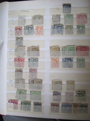 Briefmarken luxemburg konvolut - briefmarken,
