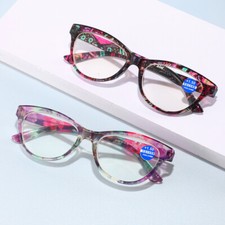 Damen Blumen Oval Lesebrille