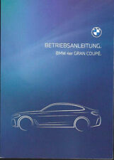 BMW 4er GRAN COUPE G26 Betriebsanleitung 2023 Bedienungsanleitung Bordbuch BA