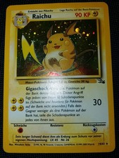Raichu Pokemon Karte Holo
