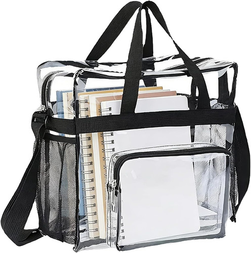 Transparente tasche 28x13x27cm - transparente,