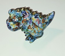 Pomme Pidou | Spardose | Dino Tito | Blau | ABC | Sammlerstück | Keramik 