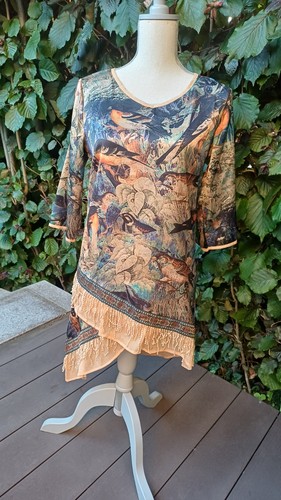 Kleid mit traumhaftem - , muster