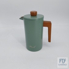 shoxil French Press Thermo Kaffeebereiter 1 Liter/8 Tassen, Edelstahl, grüne aus