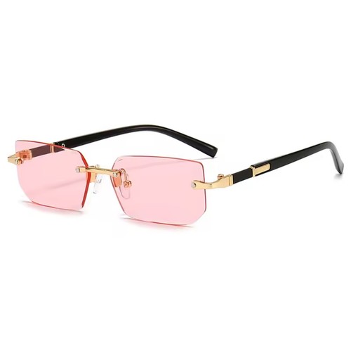 Sonnenbrille schwarz gold - schwarz,