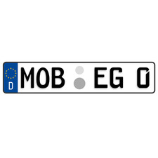 Auto/KFZ Euro Kennzeichen |