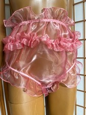 Sexy Nylon Höschen Sissy Super Slip rosa