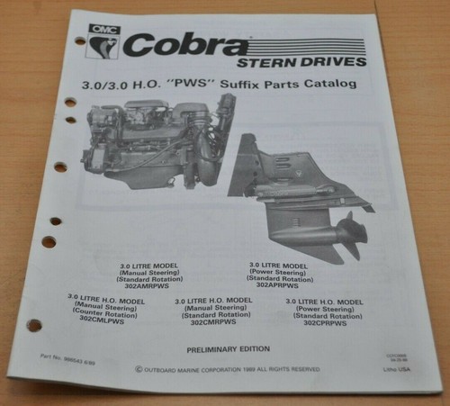 Omc cobra stern drives - cobra,