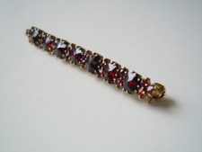 Brosche Granat Norm Stempel