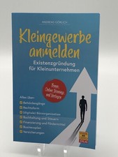 Buch Kleingewerbe anmelden