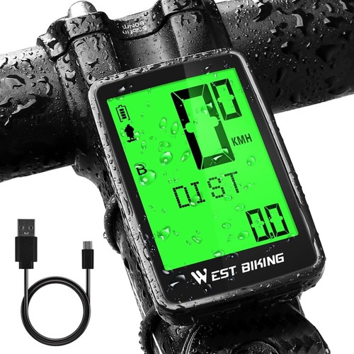 Kabelloser lcd fahrradcomputer - lcd,