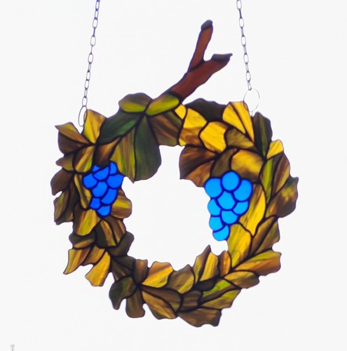 Tiffany glas kranz - 🍏,