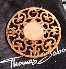 Thomas Sabo RAR großer Anhänger Ornamente rosegold Rosenquarz NeuZust TS-OVP