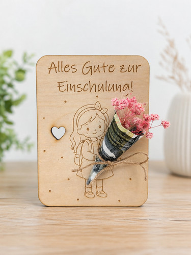 Karte zur einschulung - karte,