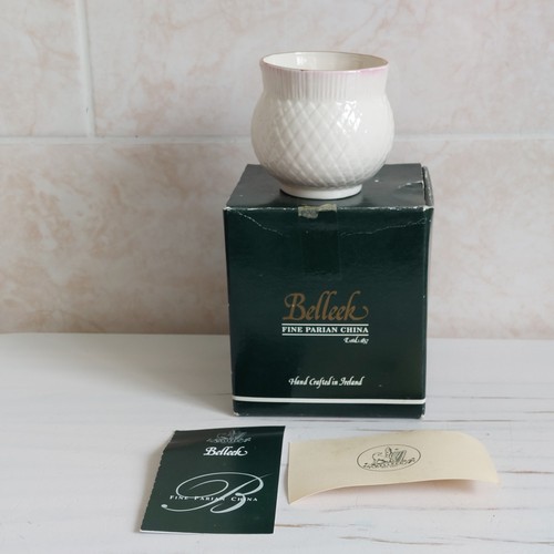 Belleek distel windlicht - belleek,