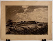 Landschaft Felder Weg Deich
