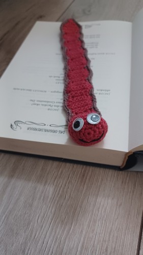 Lesezeichen bücherwurm - lesezeichen,