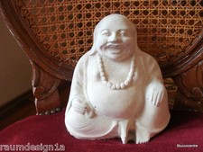 Stucco Gartenfigur lachender Buddha aus Beton 150-1502b Aussenfigur Deko 4,5 KG
