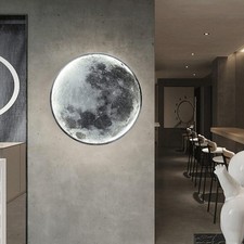 New led mond wandleuchte - led,