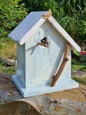Exquisites, handgefertigtes Vogelhaus / Nistkasten mit edler Patina