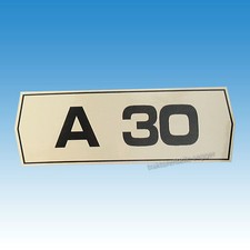 Holder A 30 Typenaufkleber