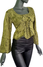 Kurz-Bluse Boho Hippie Ethno