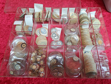 großes Konvolut Uhrengläser , Gläser für Uhren : Taschenuhren und Armbanduhren