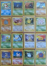 16 Vintage Pokemon Karten