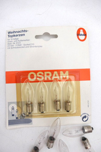 Osram weihnachts topkerzen e10 - osram,