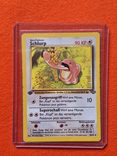 Pokemon karte schlurp 64 - karte,