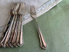 Schöne 925er STERLING Silber WILKENS Dessert-Gabel in Dekor Dresdner Barock