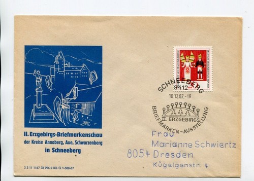 Ddr brief 1334 - 1334, schneeberg